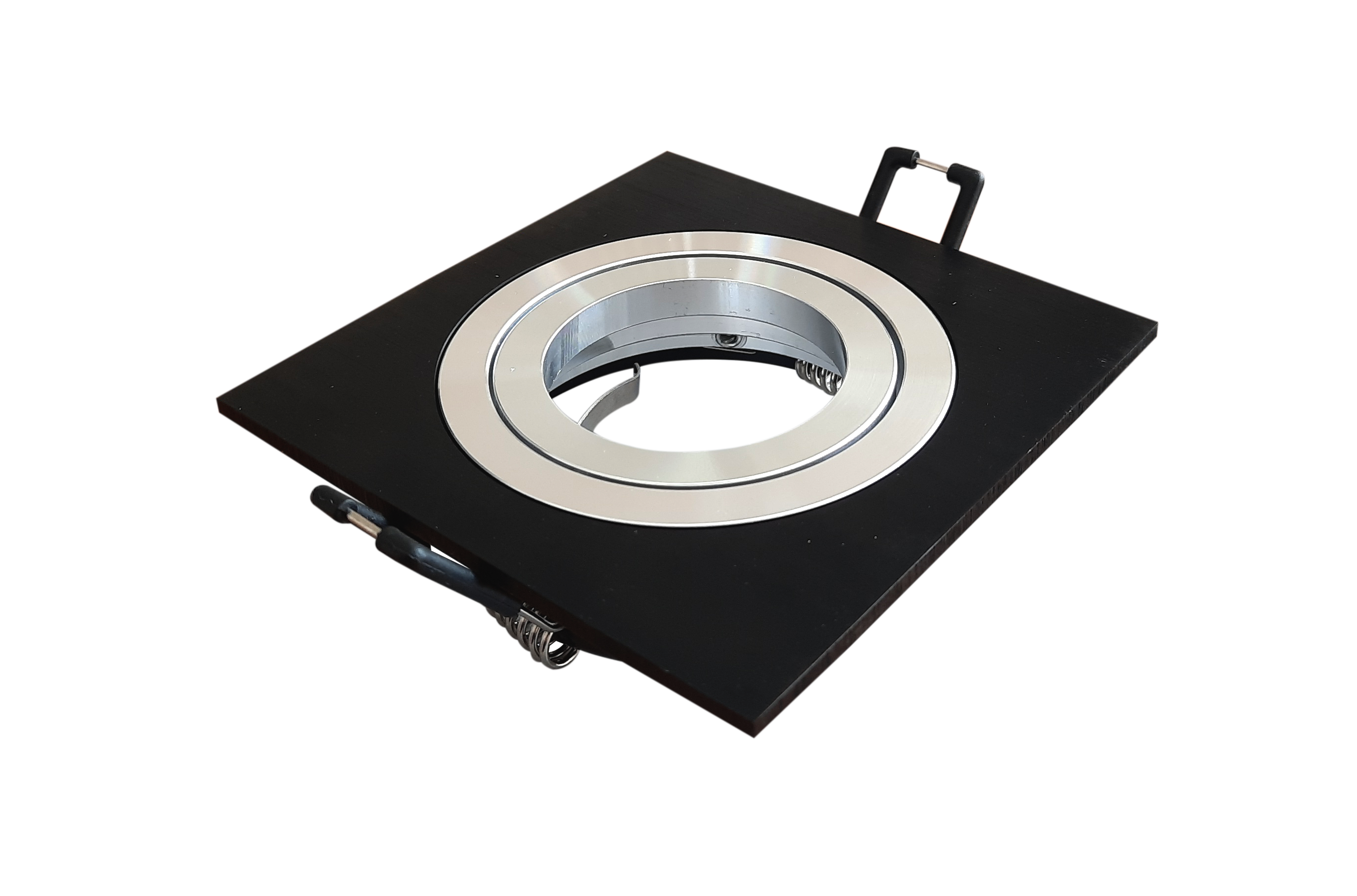 MR16 Square Drawing Black, Cutting size 80x2.1 (mm) , Dimensions 92x92x28 (mm)