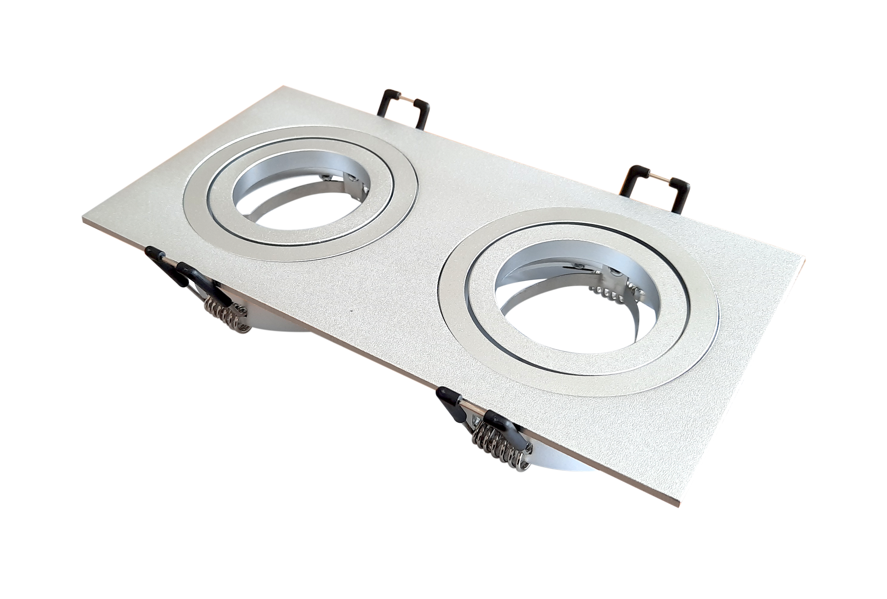 MR16 Square Sandy silvery, Cutting size 170x80 (mm), Dimensions 185x92x28 (mm)
