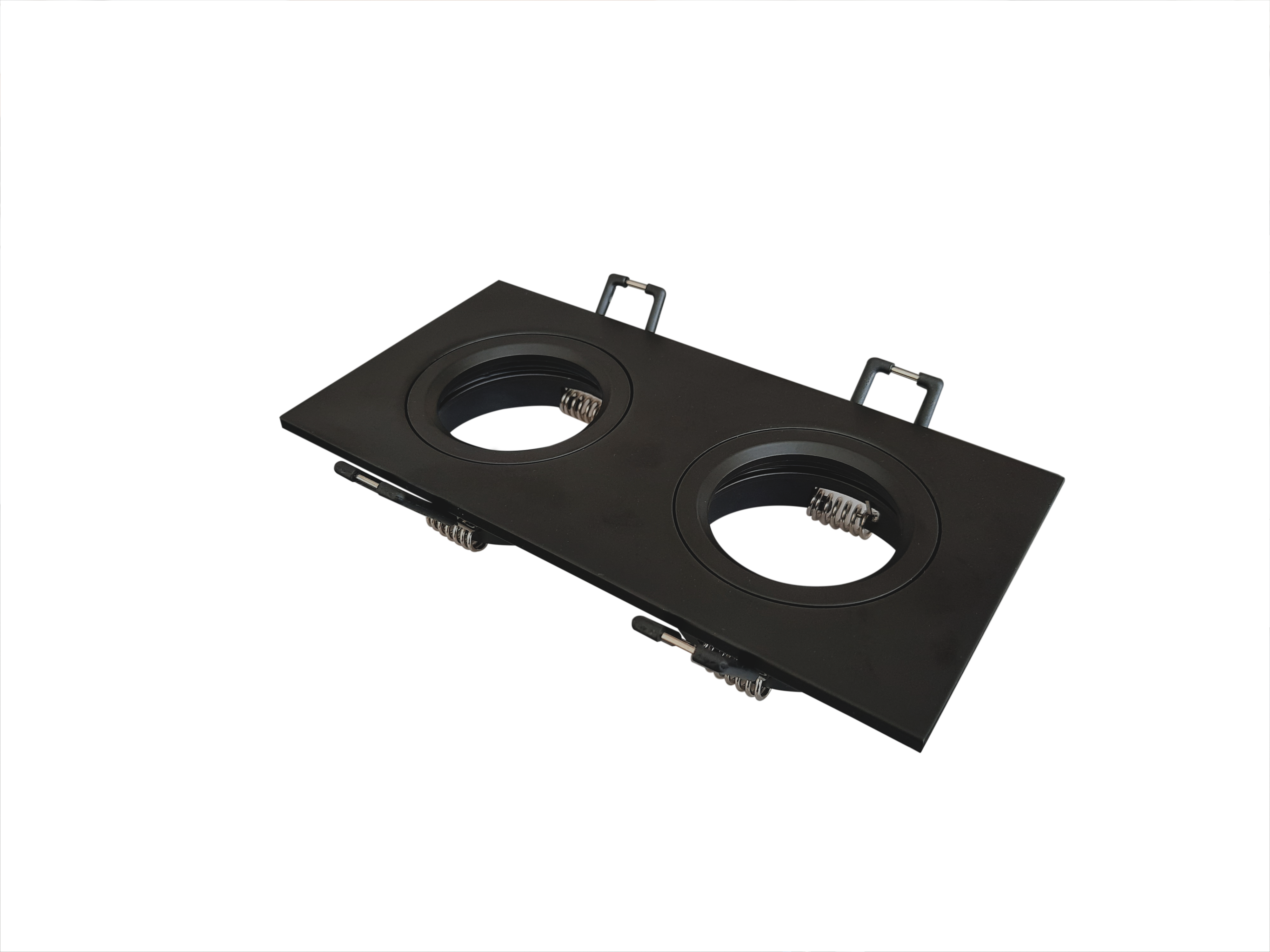 MR16 Square Matt black, Cutting size 60 (mm) , Dimensions 158x79x26 (mm)
